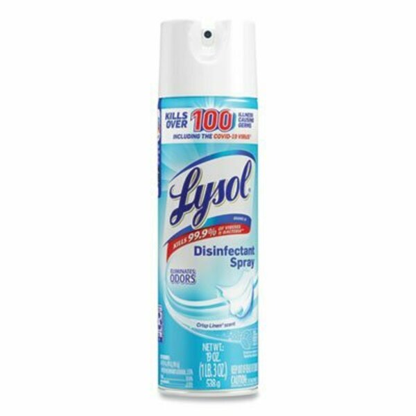 Reckitt Benckiser LYSOL, DISINFECTANT SPRAY, CRISP LINEN SCENT, 19 OZ AEROSOL 79329